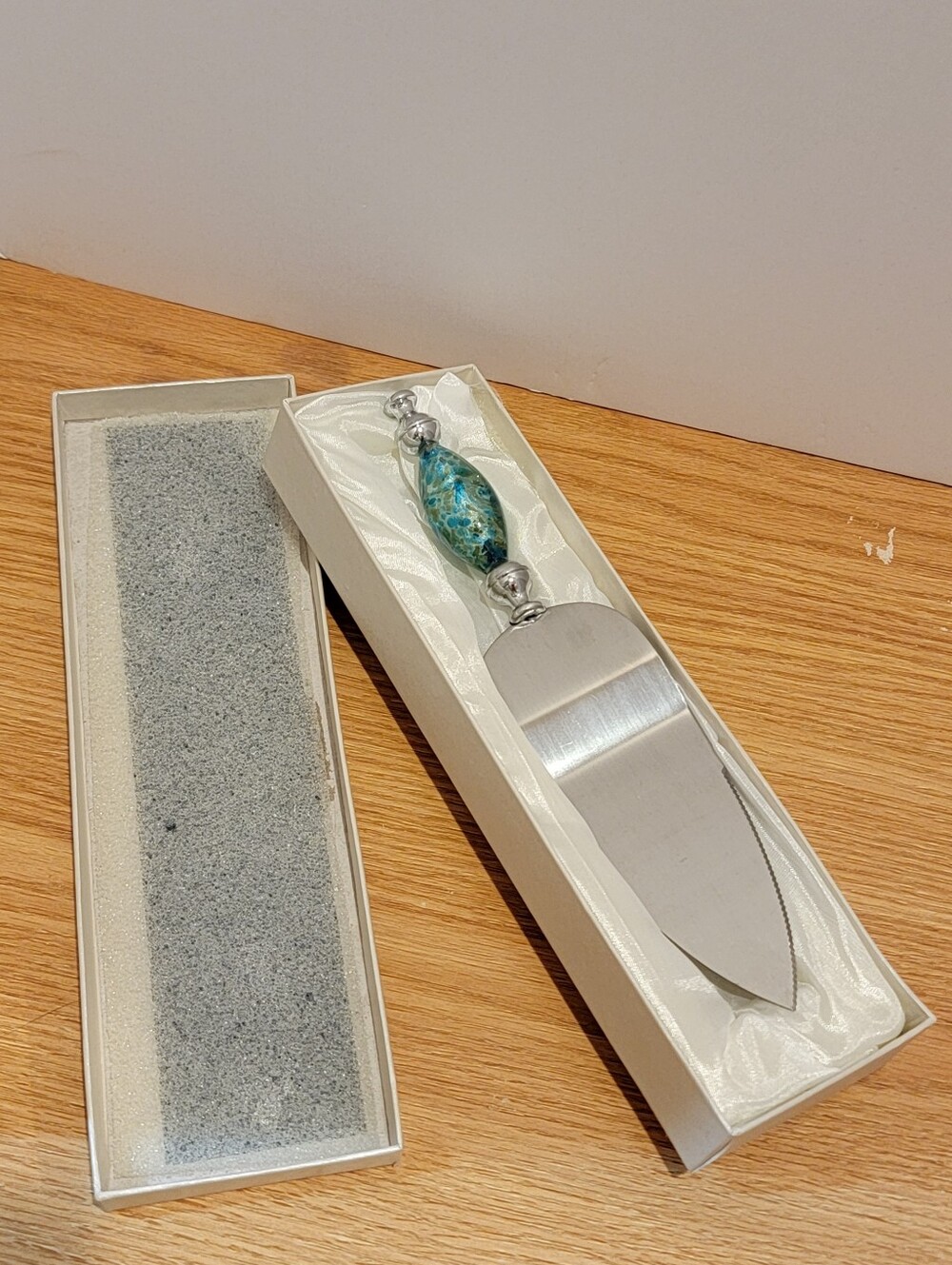 Murano 9" Art Deco STERLING Handle Wedding CAKE * PIE SERVER